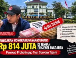 83 Paket Honorarium Narasumber Telan Rp814 Juta, Pemkab Probolinggo Didesak Transparan