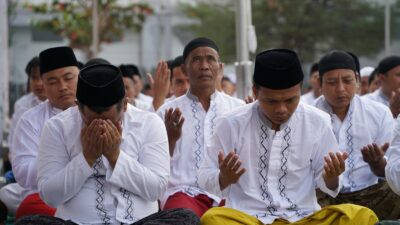 Hadapi Kekeringan, Lapas Narkotika Pamekasan Gelar Shalat Istisqa Bersama 150 Warga Binaan