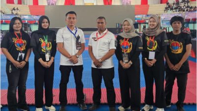 Tim Taekwondo Marinir Tampil Perkasa, Sabet Juara Umum Kejurnas Piala Panglima TNI