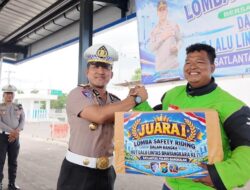 Bukan Sekadar Kejar Setoran, Puluhan Ojol Bangkalan Unjuk Skill Berkendara Aman