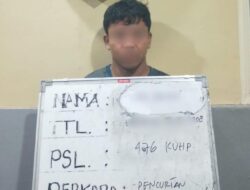 CCTV Bongkar Aksi Pencurian di Kos Sedap Malam, Pelaku Diciduk Polsek Dentim
