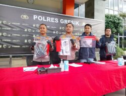 Kurang dari 24 Jam, Polres Gresik Ringkus Dua Residivis Curanmor dan Dalami Enam TKP